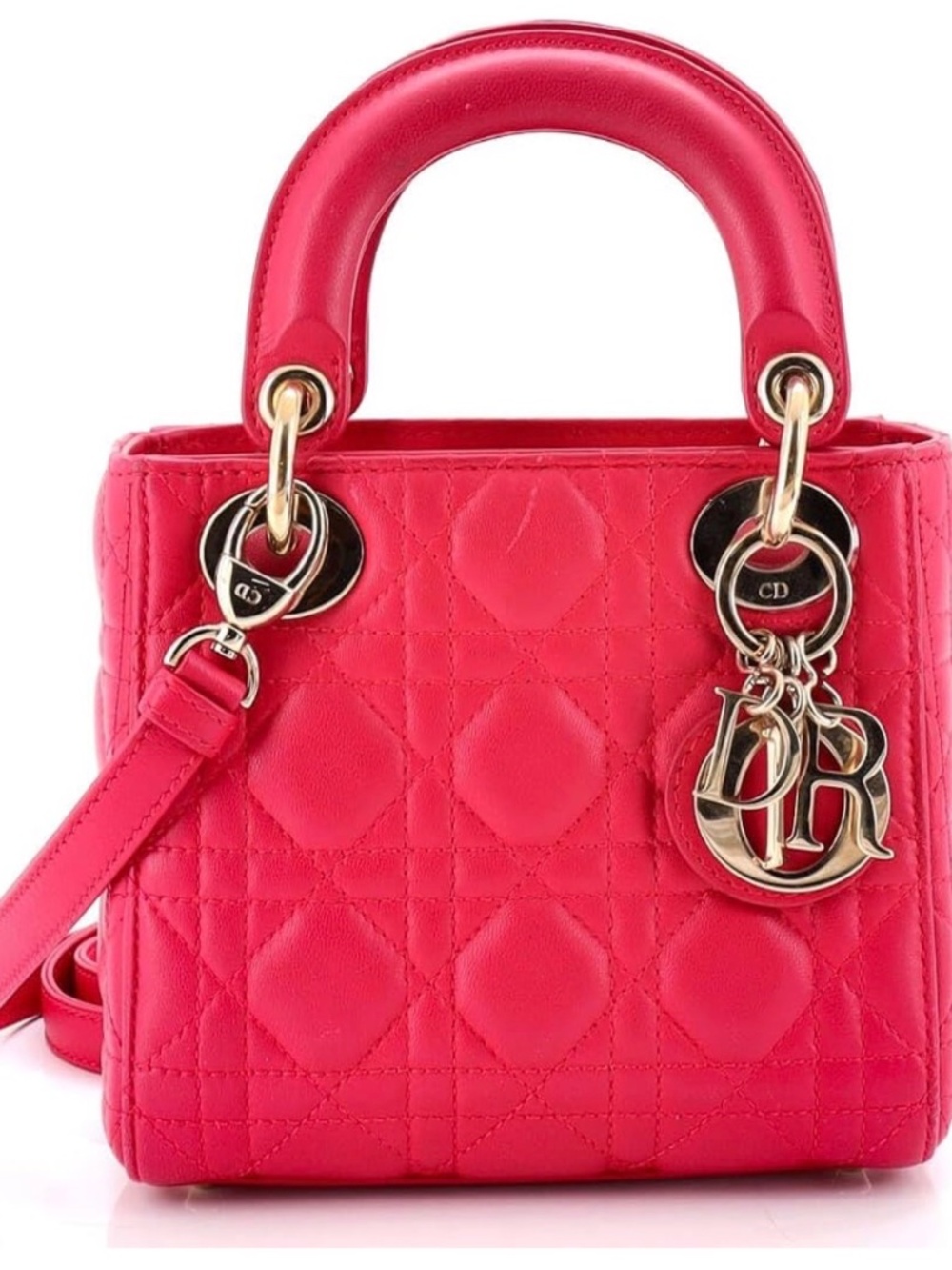 Dior Mini Lady Dior Patent Leather